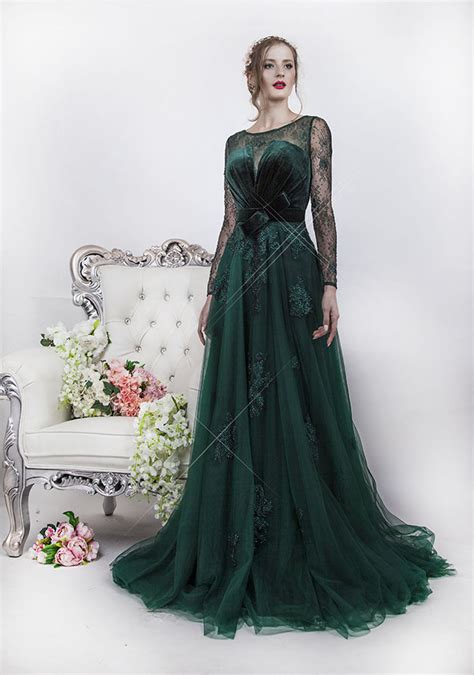 Robe De Soir E Vert Pour Mariage