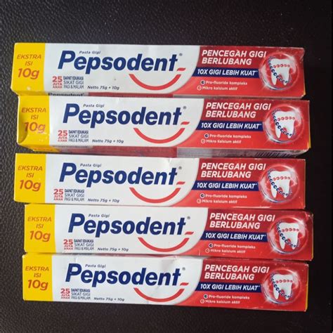 Jual Pasta Gigi Pepsodent 75g Free Shampo Pepsodent 75 Gr 10 Gr