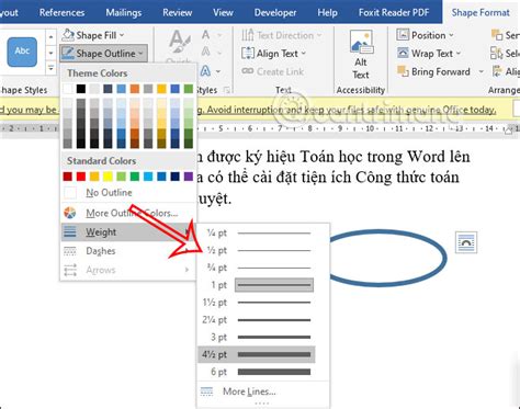 Cách khoanh tròn chữ trong Word Xây Dựng Nhà Xinh