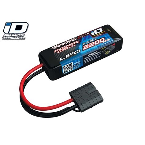 Traxxas 2s 74v 2200mah 25c Lipo Battery With Id Connector