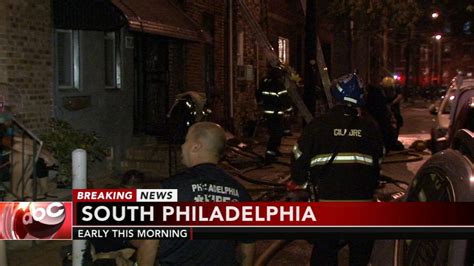 Firefighters Battle House Fire In South Philadelphia 6abc Philadelphia