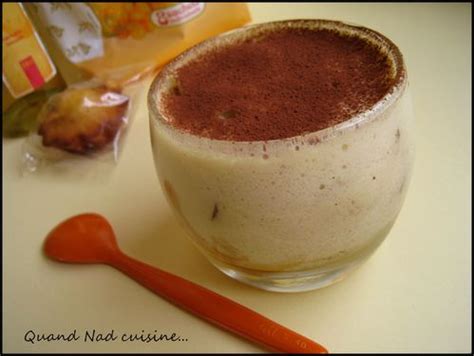 Mousse de mascarpone à la mirabelle façon tiramisu Quand Nad cuisine