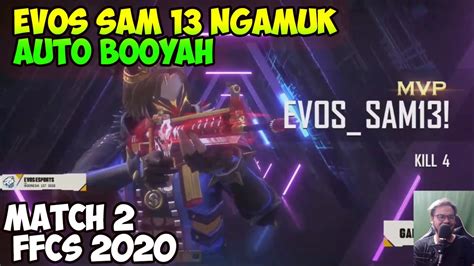 EVOS SAM13 NGAMUK AUTO BOOYAH Free Fire Continental Series Asia