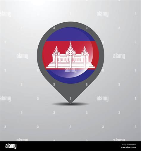 Cambodia Map Pin Hi Res Stock Photography And Images Alamy