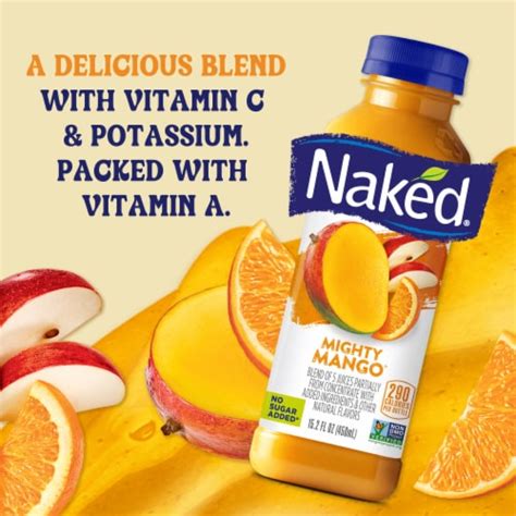 Naked Juice Mighty Mango Flavored Fruit Smoothie Blend Fl Oz