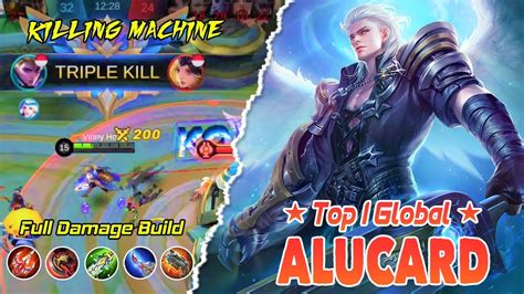 BEST BUILD TOP GLOBAL 1 ALUCARD WITH NEW ITEM WAR AXE GAMEPLAY TOP