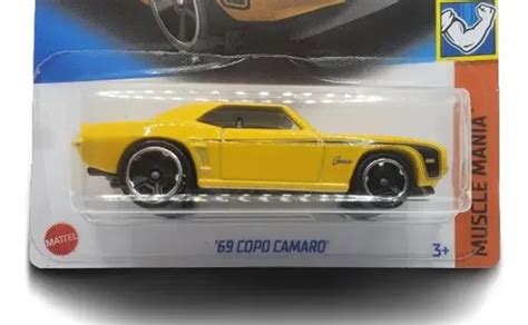 Hot Wheels Camaro Amarelo - Hot Wheels 69 Copo Camaro Amarelo Lote Q 2022 | Parcelamento sem juros