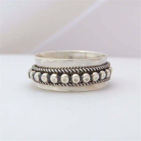 Sterling Silver Spinner Ring Handmade Ring By Scjjewelrydesign