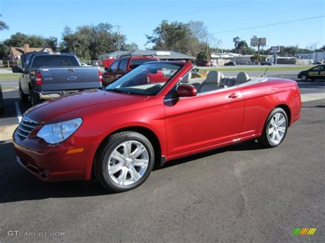 Inferno Red Crystal Pearl Chrysler Sebring Touring Convertible