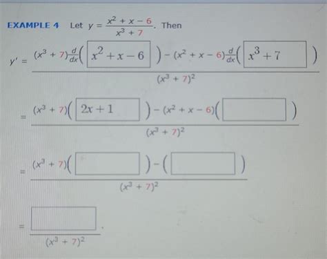 Solved Xample 4 Let Y X3 7x2 X−6 Then