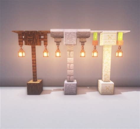 Poste De Luz De Piedra Roja De Minecraft