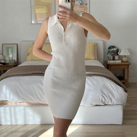 Glassons Women S White Dress Depop