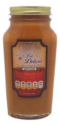 Cajeta De Celaya La Delicia Frasco 14 330grs Sabor Natural Mercadolibre