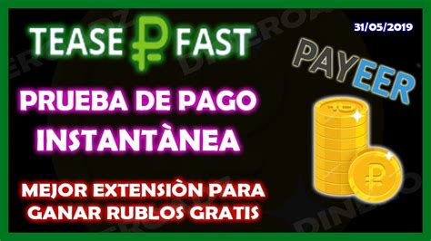 Nueva Prueba de Pago 31 05 2019 TeaserFast Extensión Para Ganar