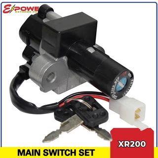 Honda XR200 E Power Ignition Switch Main Switch Key Set Shopee