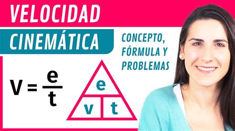 Velocidad 🏃 Concepto Fórmula Y Problemas Youtube