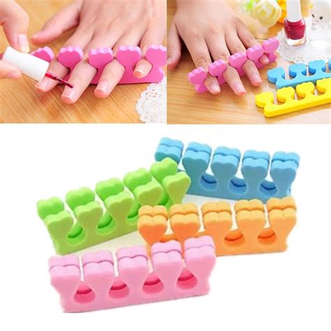 Buy Separator Toe Pedicure Salon Art Nail Foam Sponge Hot 50pcs At