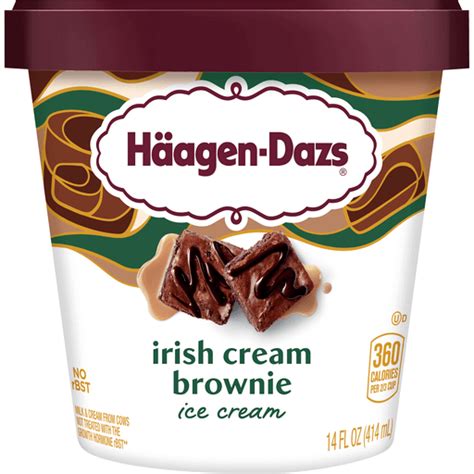 Häagen Dazs Irish Cream Brownie Ice Cream 14 Oz Ice Cream Treats