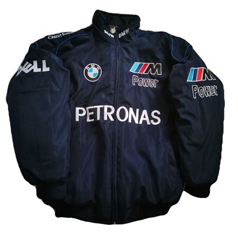 F Petronas Racing Jacket Vintage With Cotton Front Zipper Etsy