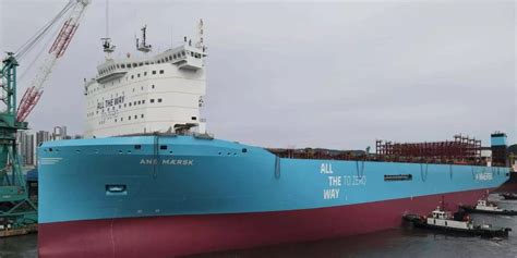 Maersk Unveils Ane Mærsk Worlds First Large Methanol Enabled Vessel