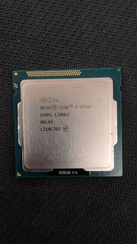 Cpu インテル Intel Core I7 3770k プロセッサー 動作未確認 ジャンク品 6544core I7｜売買された