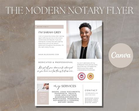 Marketing Flyer Template For Notary Signing Agents Flyer Template