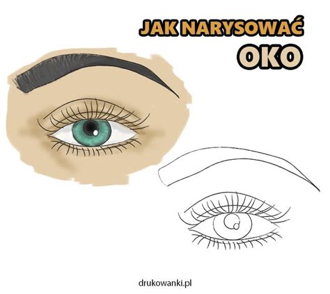 Jak Narysować Oko Instrukcja Rysunkowa Krok Po Kroku
