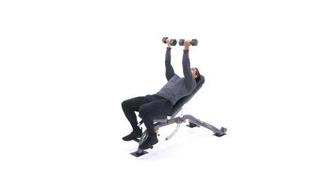 Reverse-grip incline dumbbell bench press | Exercise Videos & Guides ...