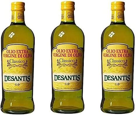 3X De Santis Classico Olio Extra Vergine Di Oliva 1L Olio Di Oliva