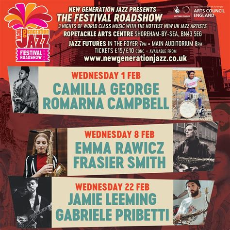 New Generation Jazz Festival Roadshow Ropetackle Arts Centre