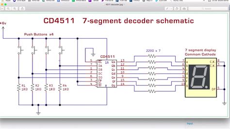 Cd4511 Circuit Diagram