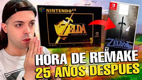 El Remake De Zelda Ocarina Of Time Será Presentado 🔥 Se Cumplen 25