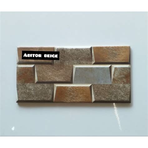 Jual Keramik Dingding Batu Alam X Abitor Beige Shopee Indonesia