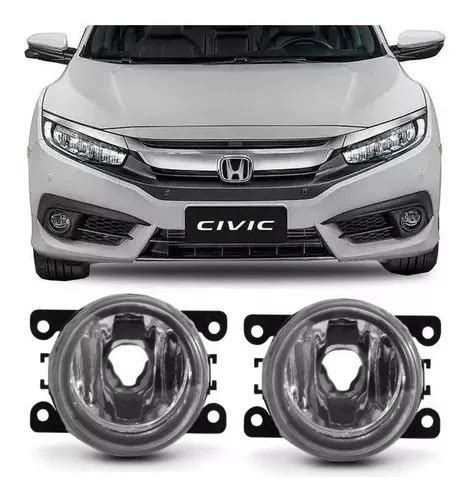 Par Farol De Milha Honda Civic 2015 2016 2017 2018 2019 2020