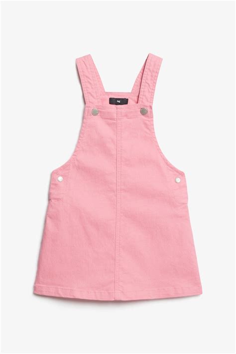 Robe Tablier En Twill Enfant Fille Aubainerie
