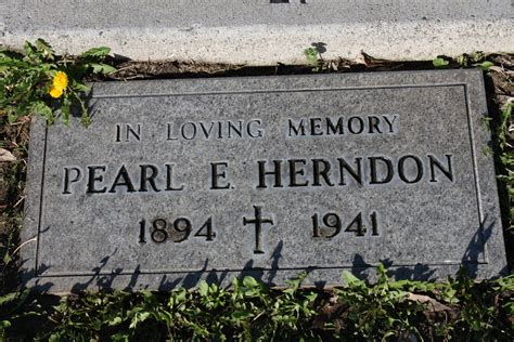 Pearl Emma Overbey Herndon Find A Grave Memorial