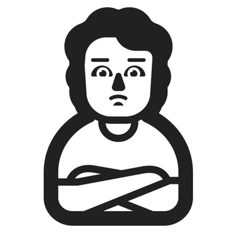 Person Pouting Default Icon Fluentui Emoji Mono Iconpack Microsoft