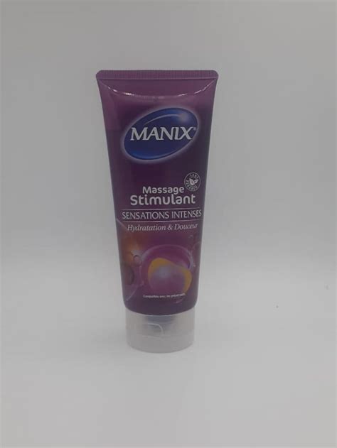 Manix Gel Lubrifiant Massage Stimulant Sensation Intense Hydratation Et