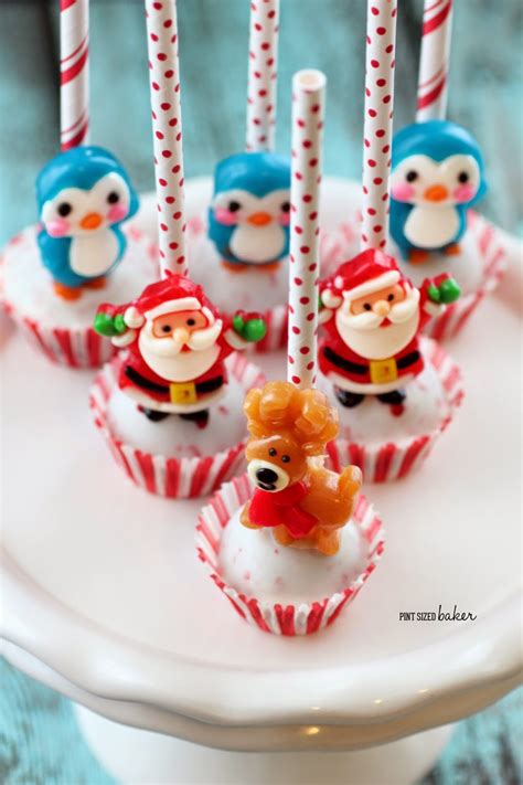 Easy Christmas Cake Pops - Pint Sized Baker