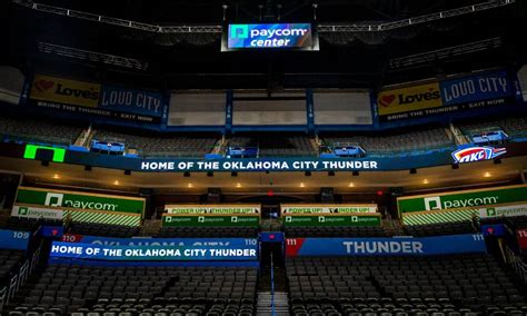 LOOK: Paycom Center installs new scoreboard for OKC…