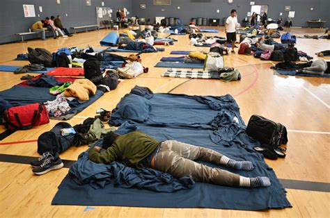 Denver shelter for migrants closes, returns to usual rec center