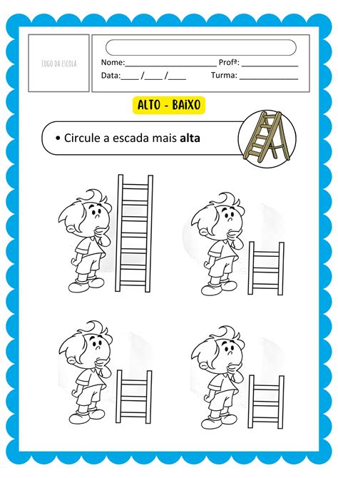 Atividade Conceito Muito E Pouco Educação Infantil