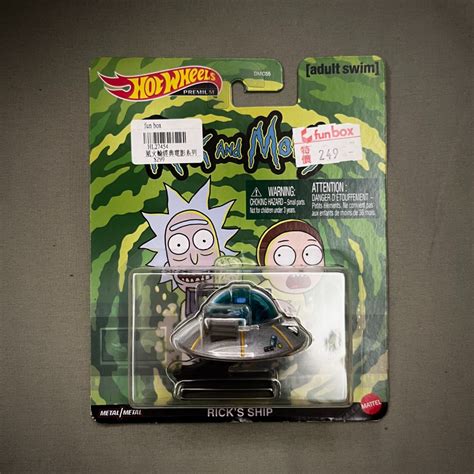 Hot Wheels風火輪 Rick s Ship 瑞克和莫蒂Rick and Morty Replica Entertainment Rick and Morty 全新收藏品