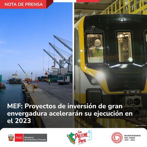 Icex Per On Twitter Rt Mef Peru La Inversi N Programada Para El