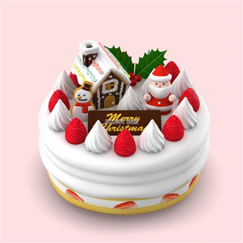 無料イラスト クリスマスケーキ