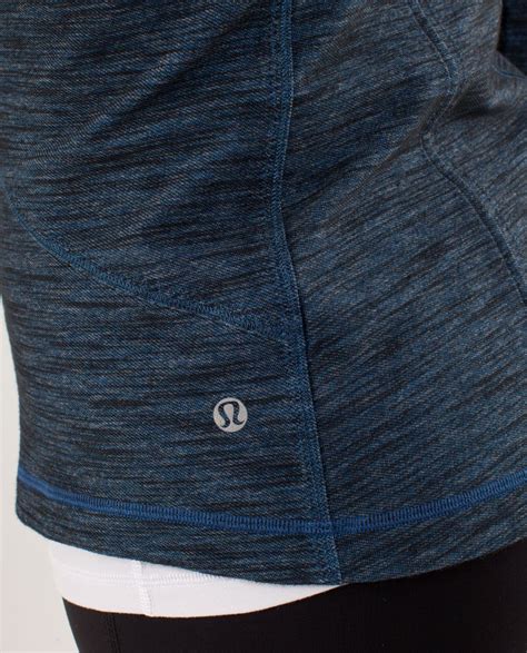 Lululemon Forme Jacket Reversible Slub Denim Limitless Blue Black