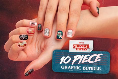 Stranger Things Graphic Bundle Vinyl Nail Art Graphic By Stranger