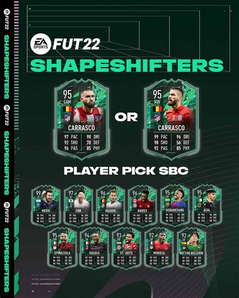 Fifa Shapeshifters Team Mini Release Annunciate Le Nuove Carte