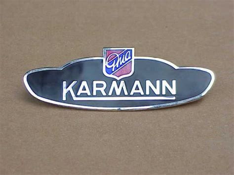 Karmann Ghia Badge Chucks Convertible Parts