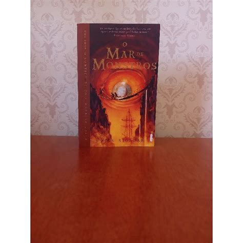 Livro O Mar De Monstros Rick Riordan Shopee Brasil